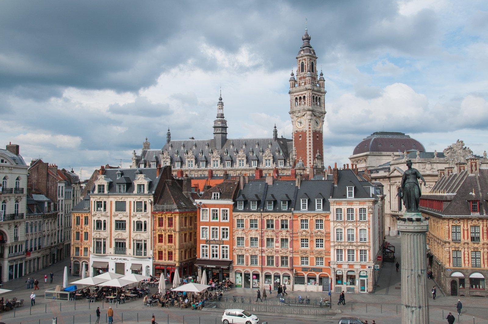 Lille, France town center